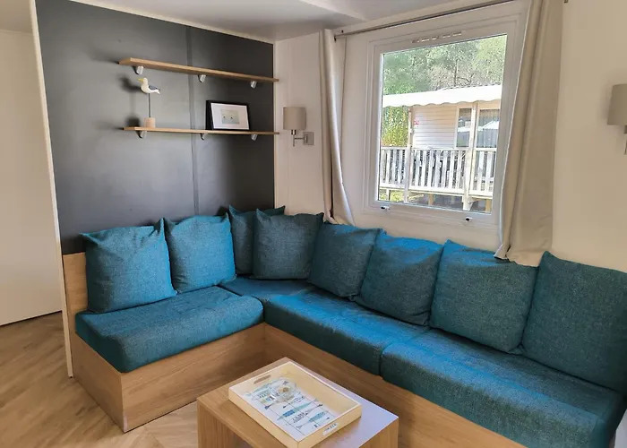 Superbe Mobil 8 Pers Confort 4 Etoiles Campingplatz