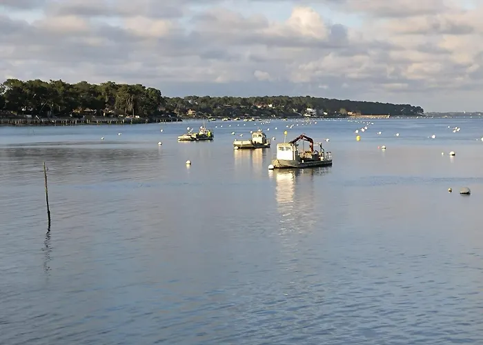 Campingplatz Superbe Mobil 8 Pers Confort 4 Etoiles Lège-Cap-Ferret